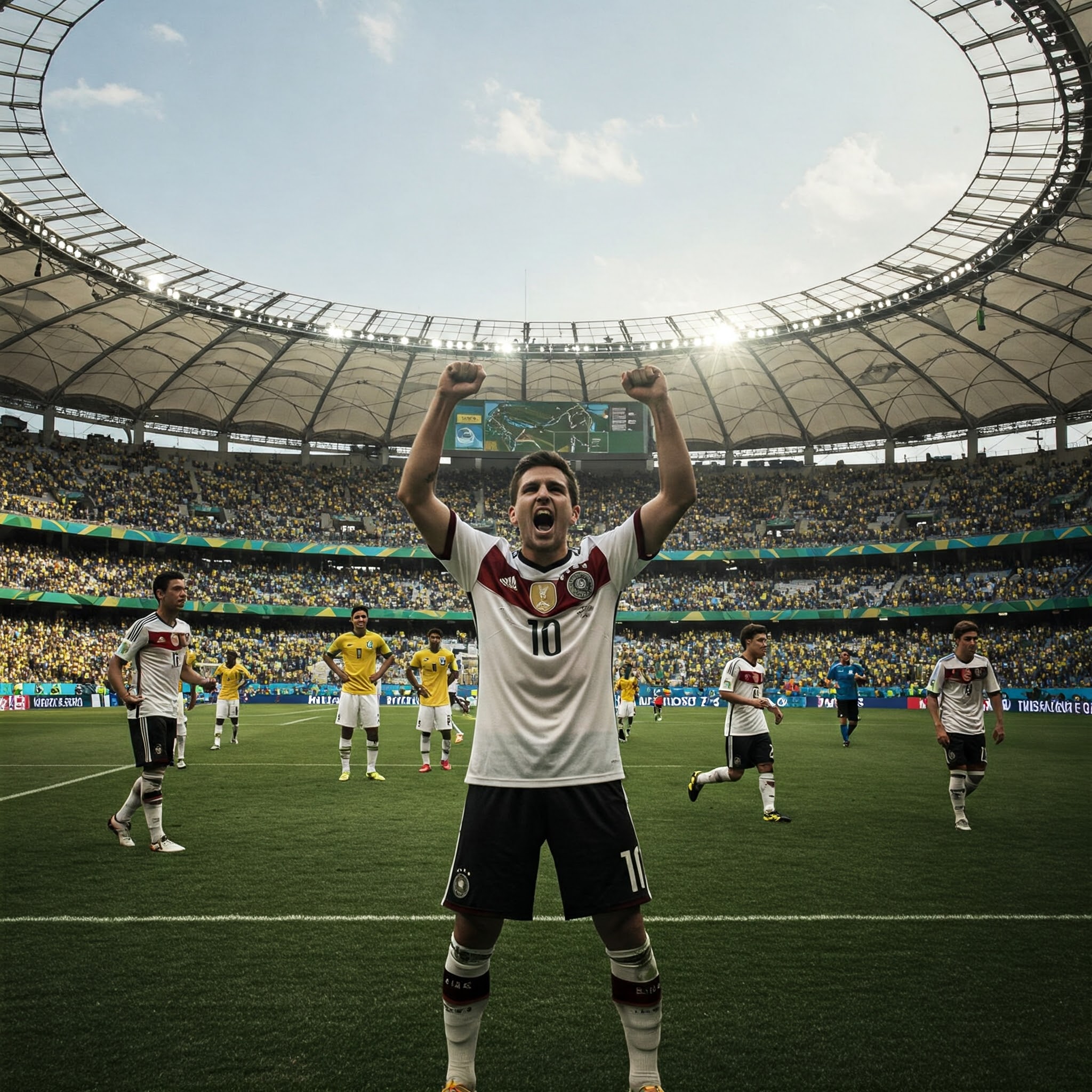 O 7 a 1: Alemanha humilha o Brasil em pleno Mineirão na semifinal de 2014.