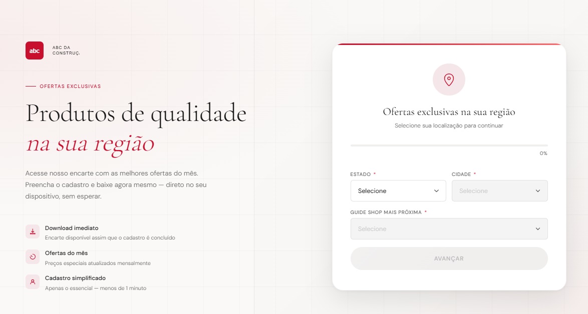 Preview do projeto Encarte