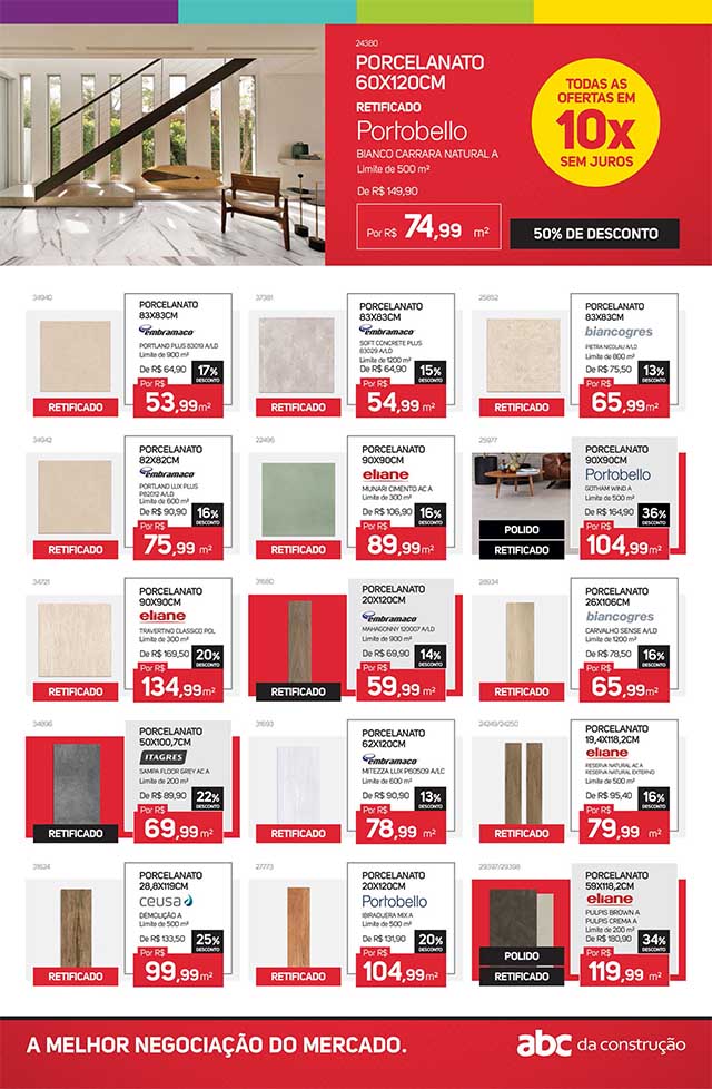 Encartes e novidades da ABC da Construção