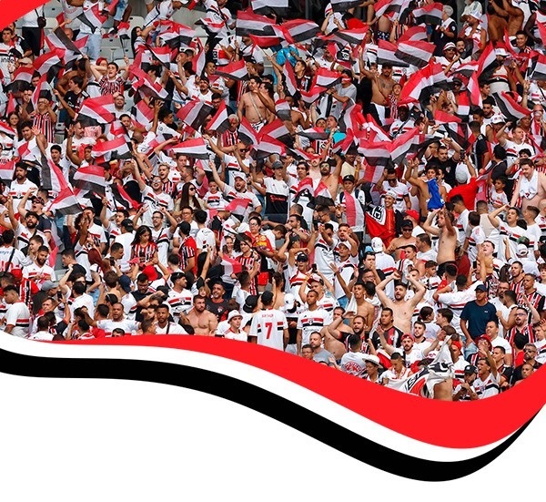 Torcida do São Paulo FC no estádio